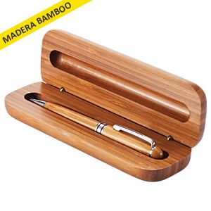 Set Bolígrafo Estuche Bamboo